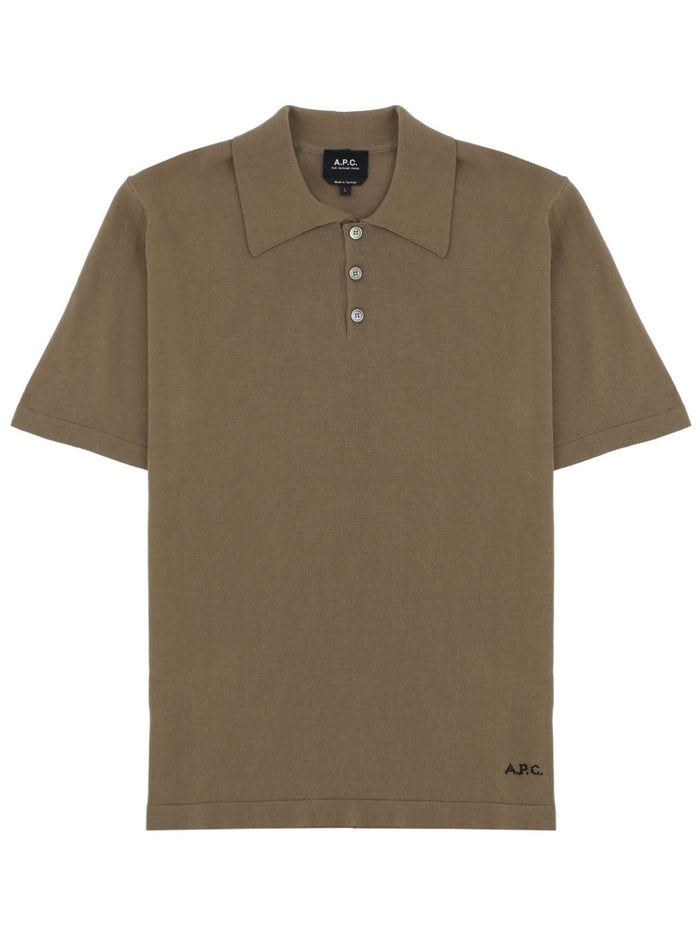 A.p.c. Polo With Logo