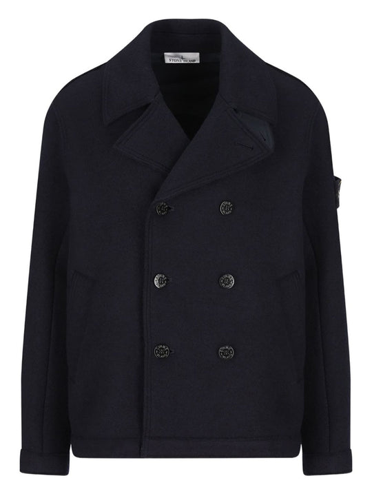 Stone Island Double-Breasted Coat