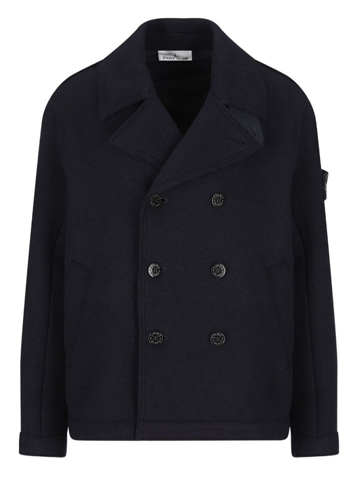 Stone Island Double-Breasted Coat