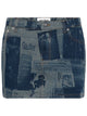Jean Paul Gaultier Miniskirt With "Newspaper" Print