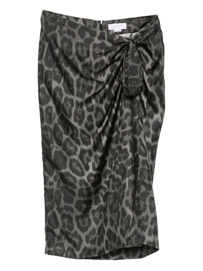 Stella Mccartney Silk Midi Skirt
