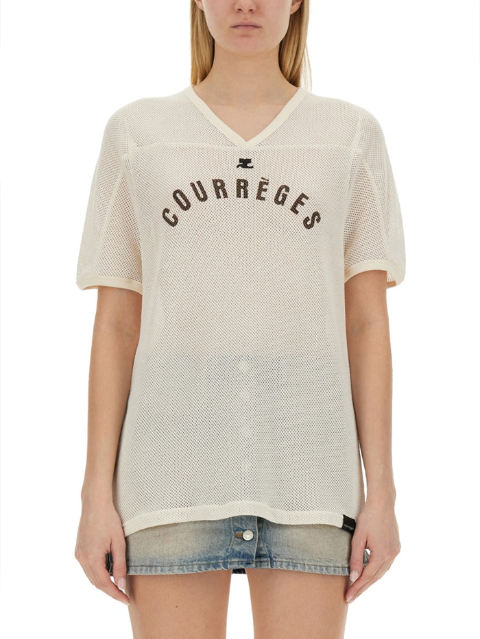 Courregès T Shirt With Logo