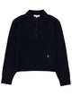 Sporty&Rich Cashmere Polo Shirt