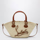 Christian Louboutin Raffia And Calf Leather Tote Bag Cabata Small