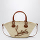 Christian Louboutin Raffia And Calf Leather Tote Bag Cabata Small