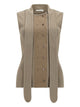 Lemaire Asymmetrical Ribbed Top With Scarf