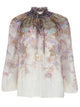 Zimmermann Blusa "Luna" Con Maniche A Sbuffo