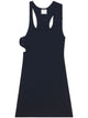 Courregès Double Buckle 90'S Rib Dress