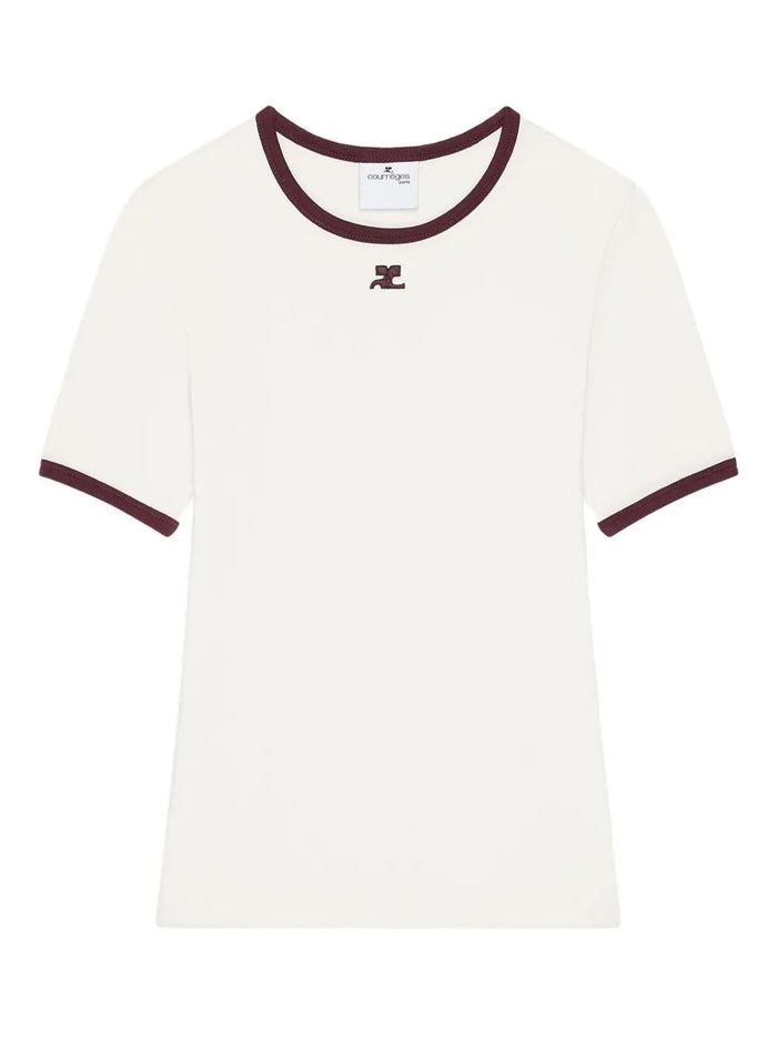 Courregès White Cotton T-Shirt
