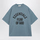 Fear Of God Essentials Campus 90S Faded Blue Cotton Jersey T-Shirt