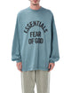 Fear Of God Essentials Essentials Fear Of God Light Blue Campus 90S Long Sleeve Tee