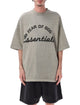 Fear Of God Essentials Training 90S Faded Grey Cotton Jersey Tshirt