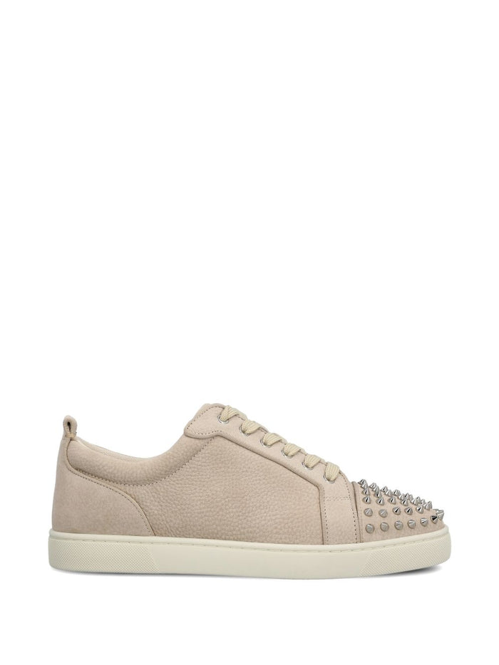 Christian Louboutin Louis Junior Spikes Leather Sneakers