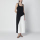 Jonathan Simkhai Zayla Black And White Pleated Dress