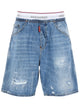 Dsquared Shorts "Surfer" Con Logo