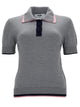Msgm Polo In Lana Con Doppio Bordo