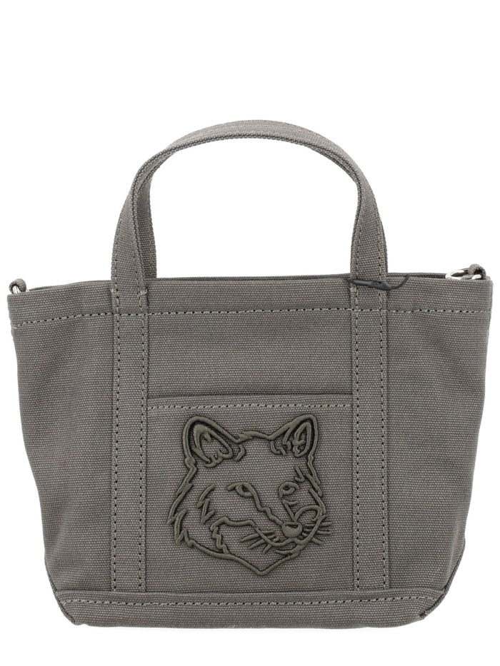Maison Kitsuné Borsa Tote "Fox Head" Mini