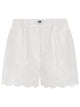 Msgm Shorts Con Motivo Traforato