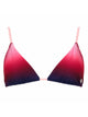 Casablanca Top Bikini "Aubergine Gradient"
