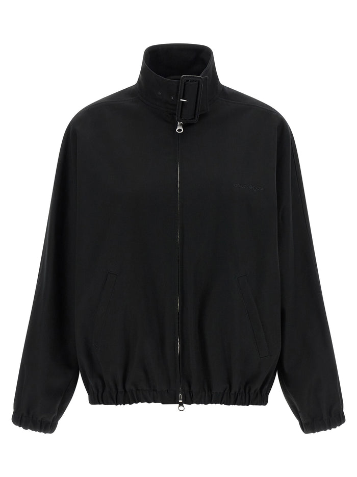 Courreges 'Buckle Zipped Bomber' Jacket
