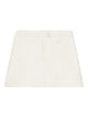 Courregès White Cotton Polyurethane Elastane Skirt