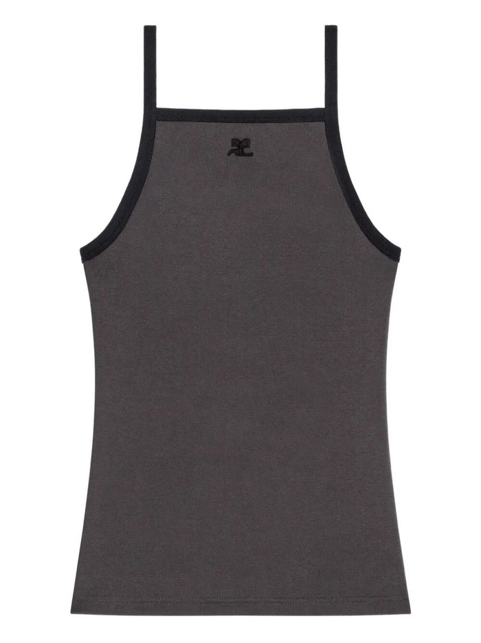 Courregès Contrasting Tank Top