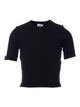 Courregès Black Buckle Knitted Top
