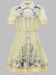 Self-Portrait Miniabito In Organza A Fiori