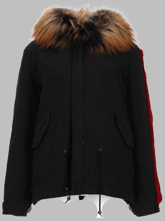Mr & Mrs Italy Parka Con Inserti In Pelliccia