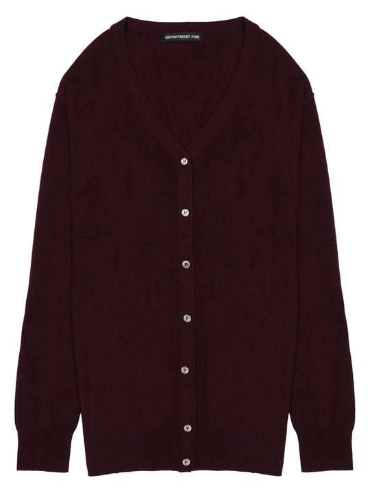 Department Five Cardigan "College" In Lana Merino