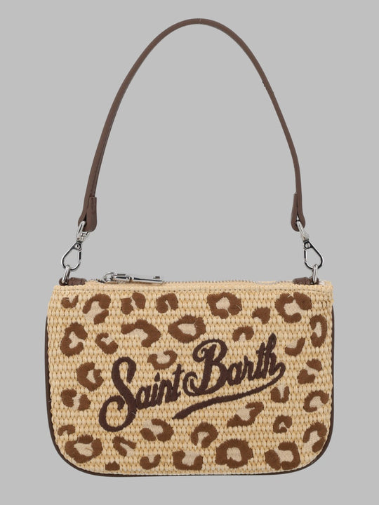 Mc2 Saint Barth Pochette "Parisienne" Mini Effetto Paglia
