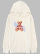 Palm Angels Pa Bear Angel Reg. Hoodie Girl