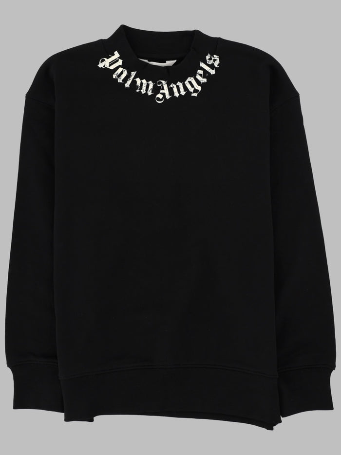Palm Angels Neck Logo Brushed Reg. Crew Boy