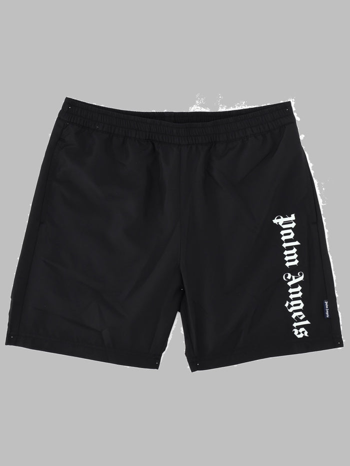 Palm Angels Overlogo Long Beachwear Short Boy