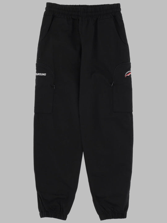 Sprayground Bear In The Pocket Cotton Black Pants
