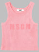 Msgm Ribbon Tank Top Girl