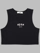 Msgm Cropped Jersey Top Girl