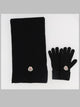 Moncler Set Sciarpa E Guanto Tricot