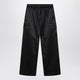 Fear Of God Essentials Black Satin Cargo Trousers