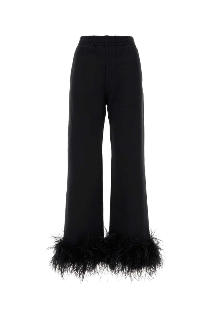 Prada Black Cotton Joggers