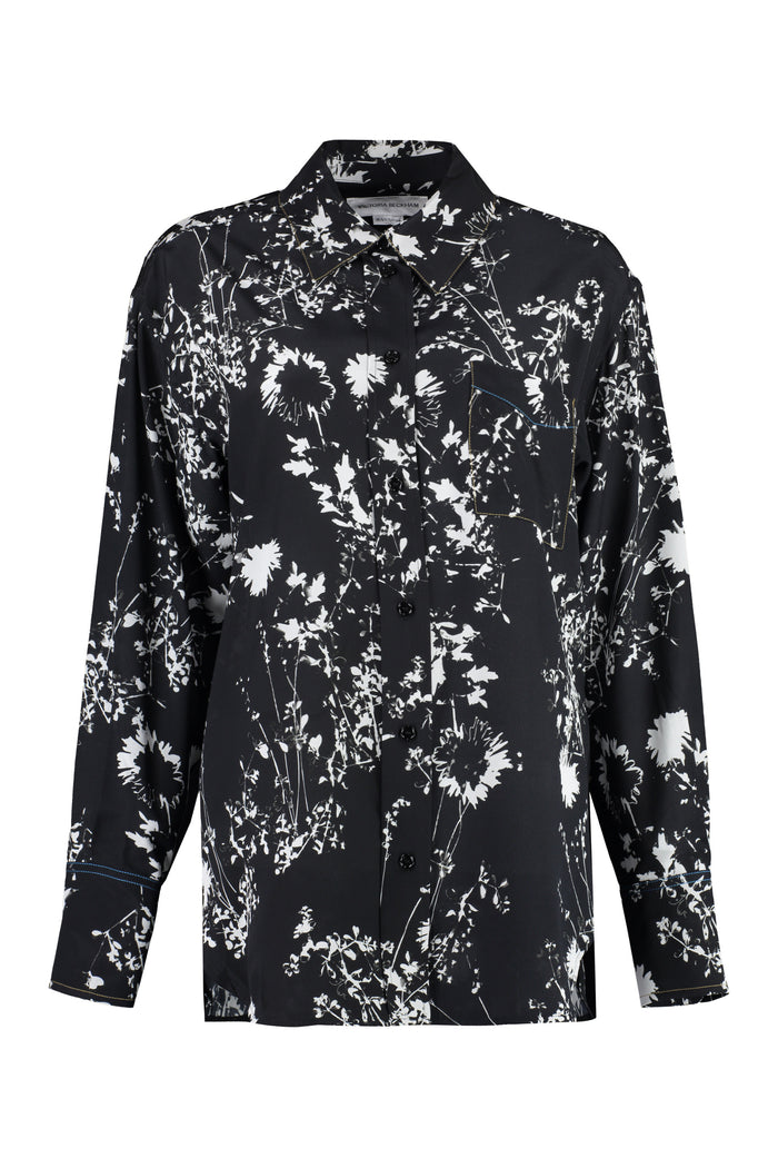Victoria Beckham Printed Silk Shirt