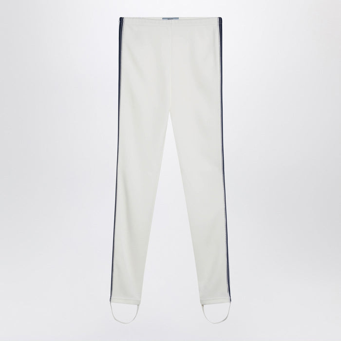 Prada Ivory Technical Fabric Leggings