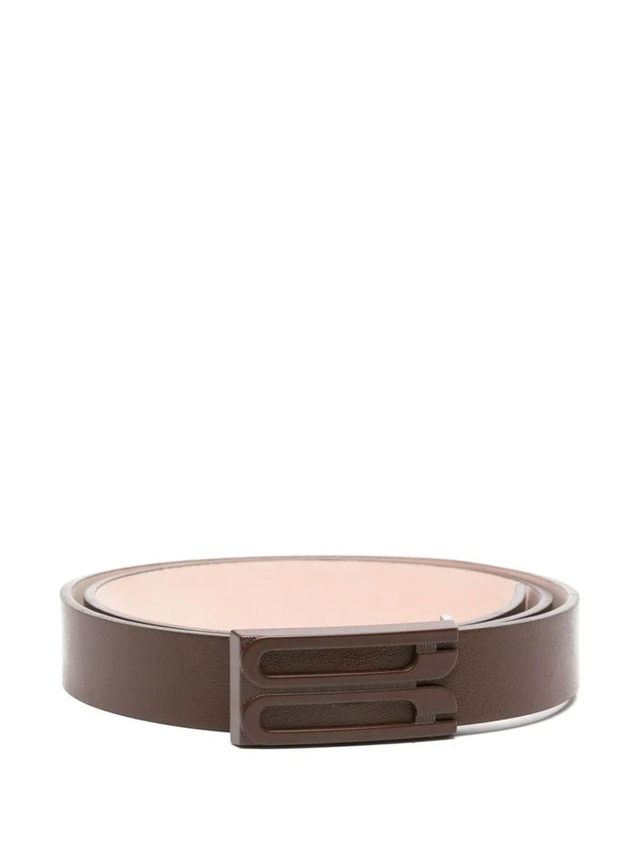 Victoria Beckham Leather Belt With Buckle