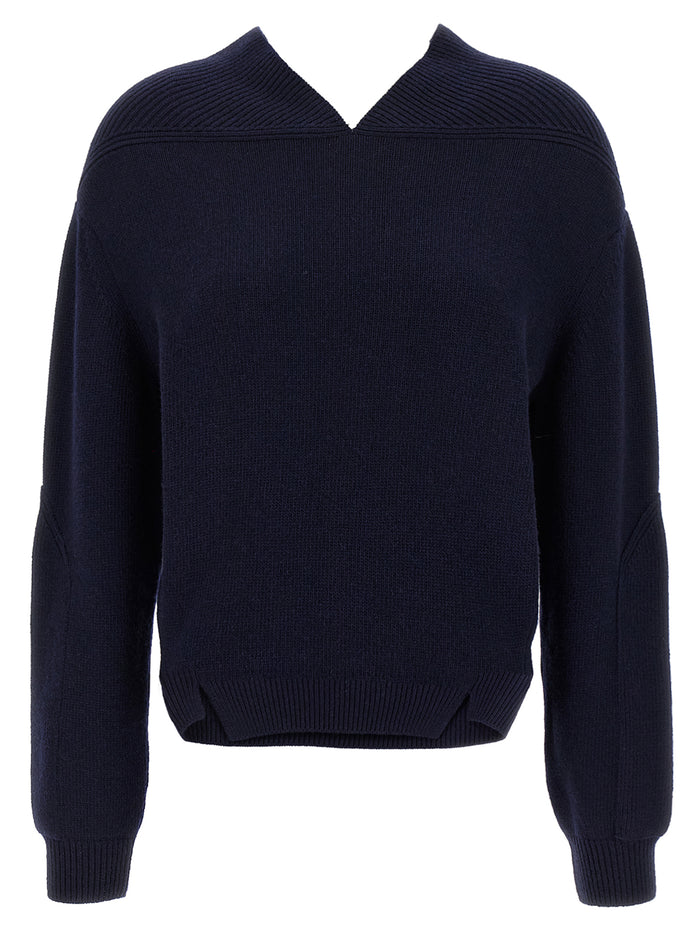 Victoria Beckham 'V-Neck Yoke Detail' Sweater