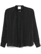 Forte Forte Black Cotton Silk Bohemian Shirt