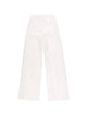 Nili Lotan Rivers Wide Leg Raw Trousers