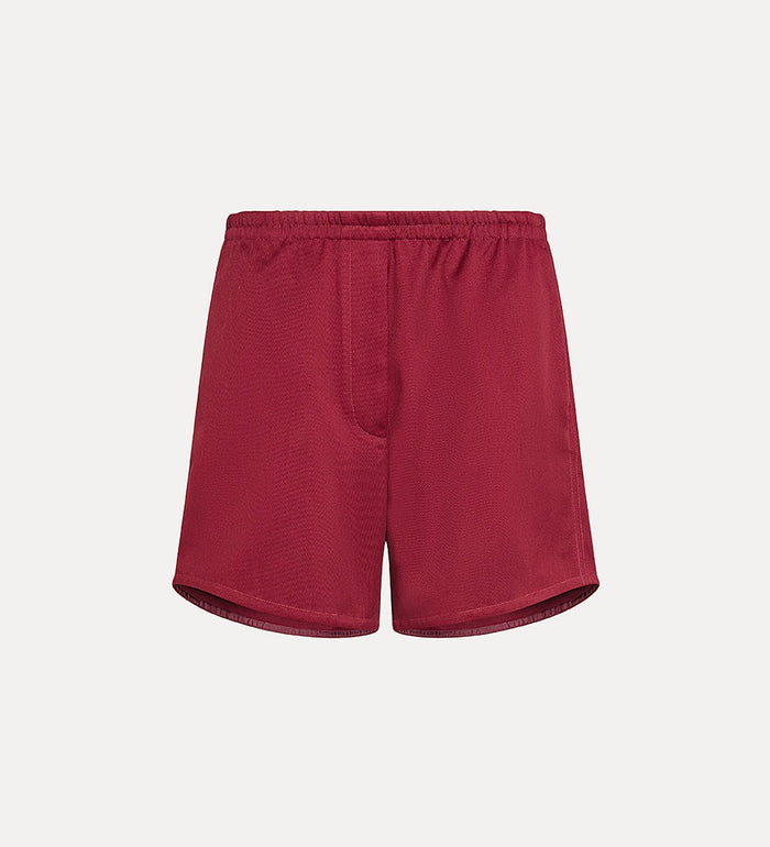 Forte Forte Mercerized Cotton Twill Shorts