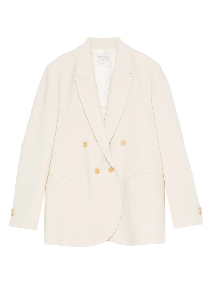Forte Forte Wool Viscose Twill Regular Jacket