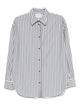 Forte Forte Striped Cotton Blend Shirt