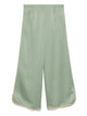 Forte Forte Green Acrylic-Viscose Trousers